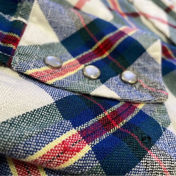 Wingars Western Style Longsleve Pearl-snap Button Up Shirt Mens XL - Picture 5 of 9